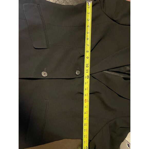 Nygard Black Two Button Long Blazer Jacket Sz 16 - Picture 7 of 10